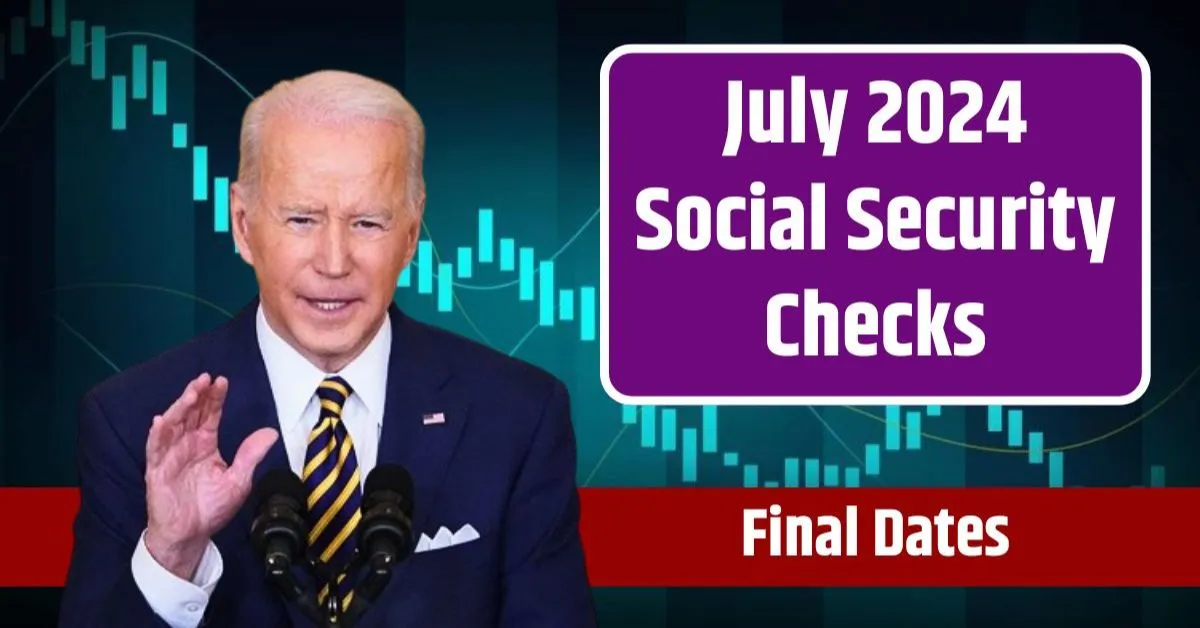 Social Security payment check on July